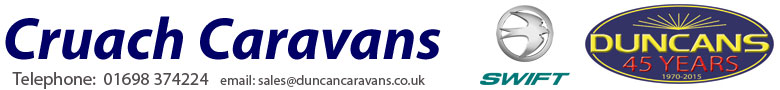 Cruach Range from Duncan Caravans